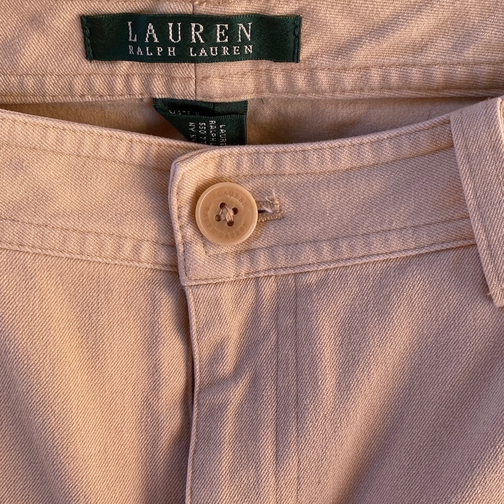 Ralph Lauren Tan Straight Leg Pants